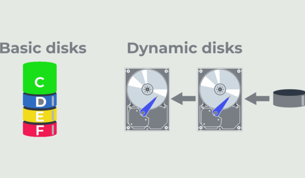 تفاوت دیسک Basic با Dynamic چیست؟