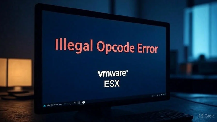 بررسی خطای Illegal Opcode در ESXi: دلایل و روش‌های رفع